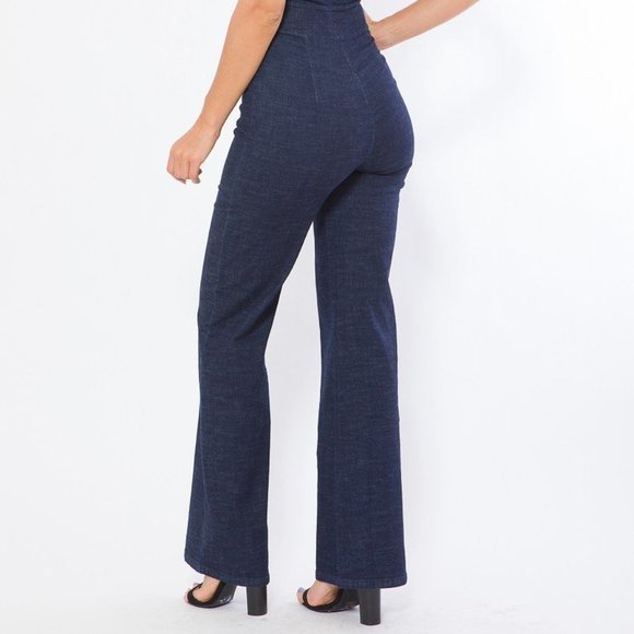 Demin Stretch Jumpsuit - Picture 3 of 3
